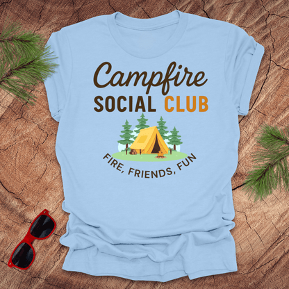 Campfire Social Club Tee - Wandering Owl Adventure Gear
