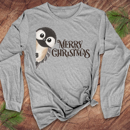 Christmas Chickadee Long-Sleeve Tee
