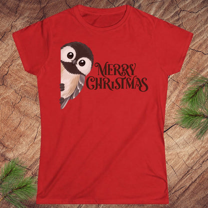 Christmas Chickadee Women's Tee