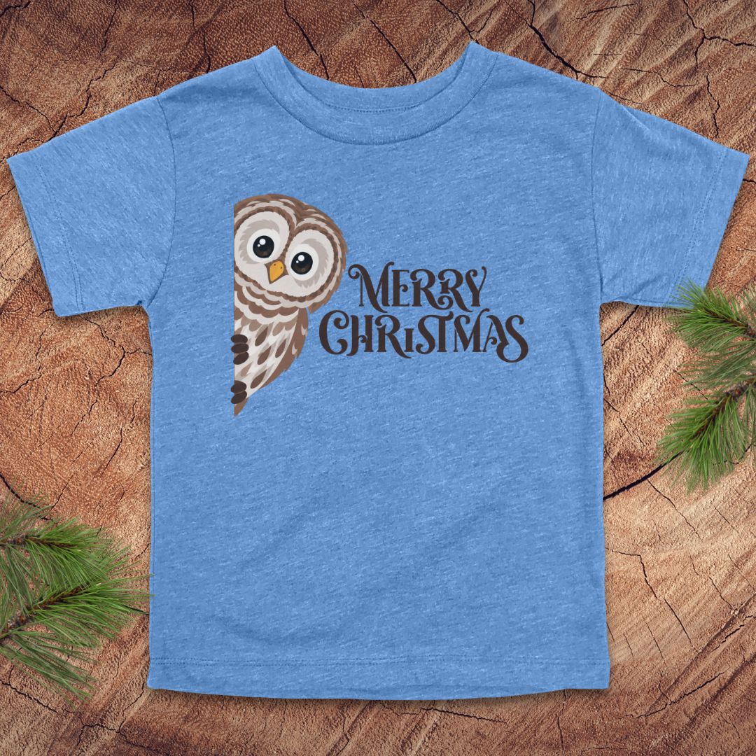 Christmas Owl Toddler Tee