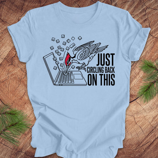 Circling Back Woodpecker Tee