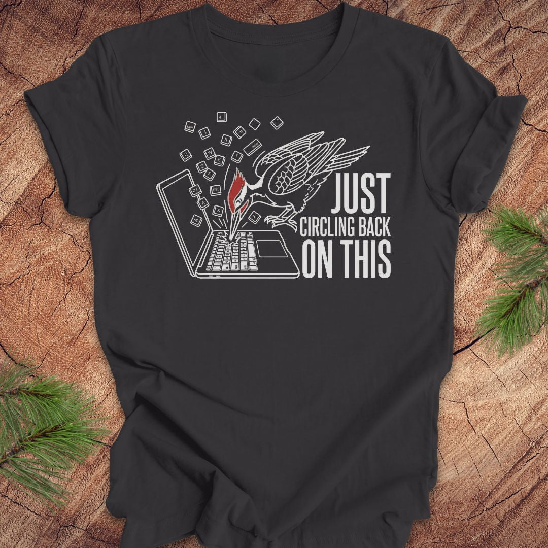 Circling Back Woodpecker Tee