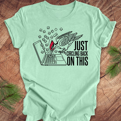 Circling Back Woodpecker Tee