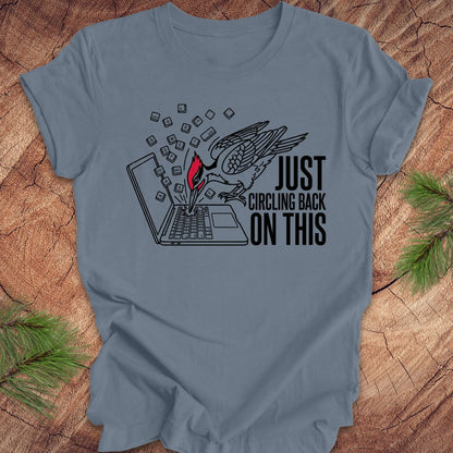 Circling Back Woodpecker Tee