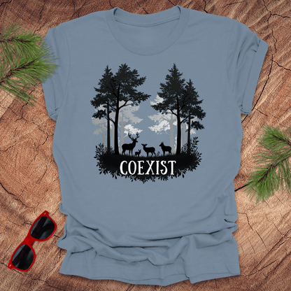 Coexist Nature Tee - Wandering Owl Adventure Gear