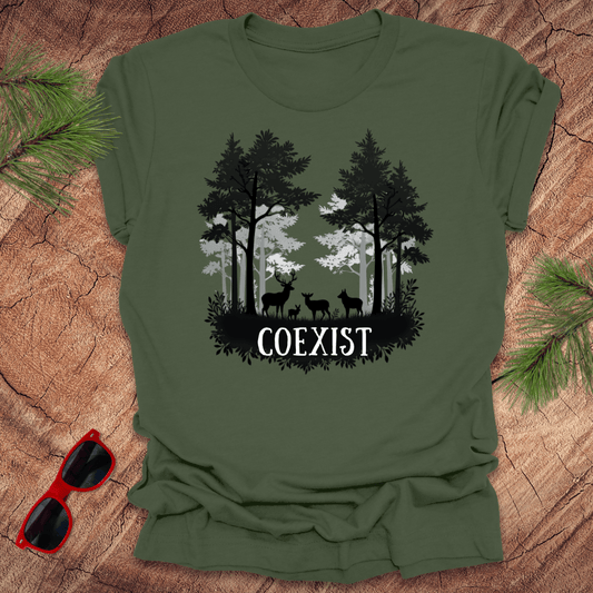 Coexist Nature Tee - Wandering Owl Adventure Gear