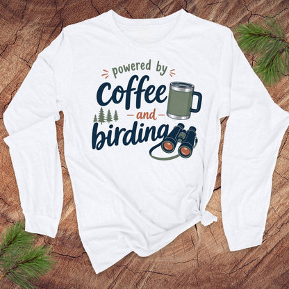 Coffee and Birding Long-Sleeve Tee