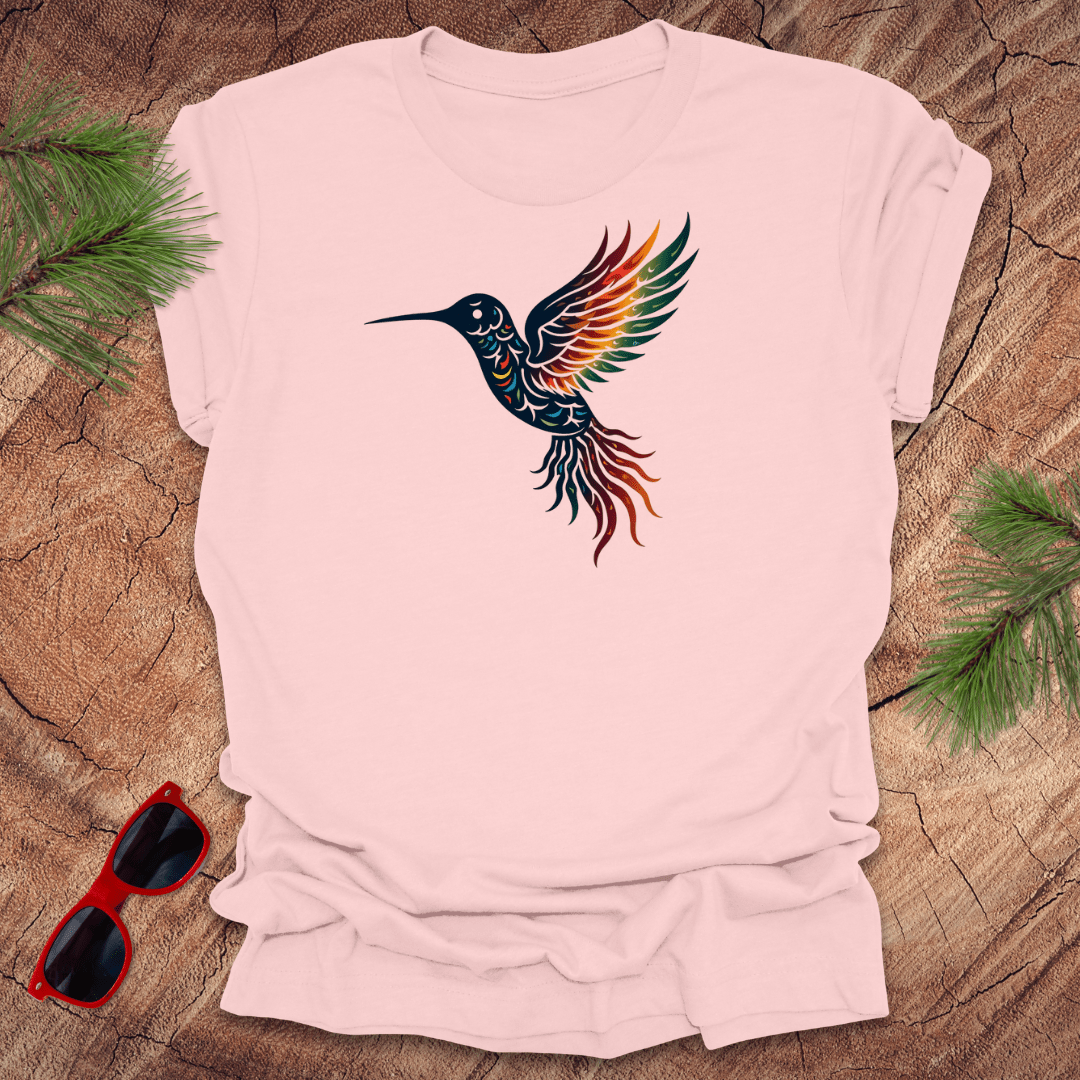 Colorful Hummingbird Tee - Wandering Owl Adventure Gear