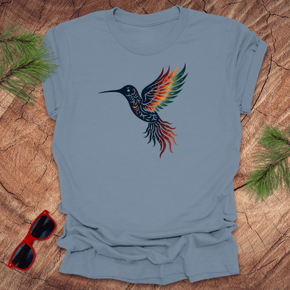 Colorful Hummingbird Tee - Wandering Owl Adventure Gear