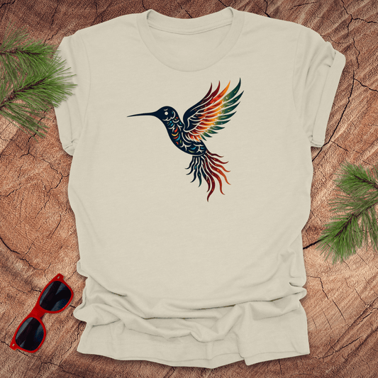 Colorful Hummingbird Tee - Wandering Owl Adventure Gear