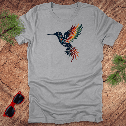 Colorful Hummingbird Tee - Wandering Owl Adventure Gear