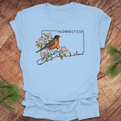 Connecticut State Bird American Robin Tee