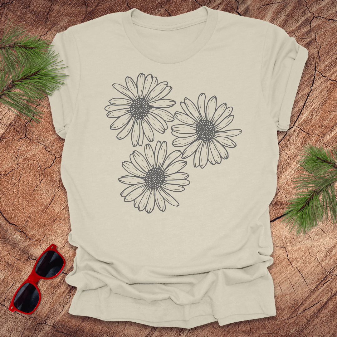 Daisies Tee - Wandering Owl Adventure Gear