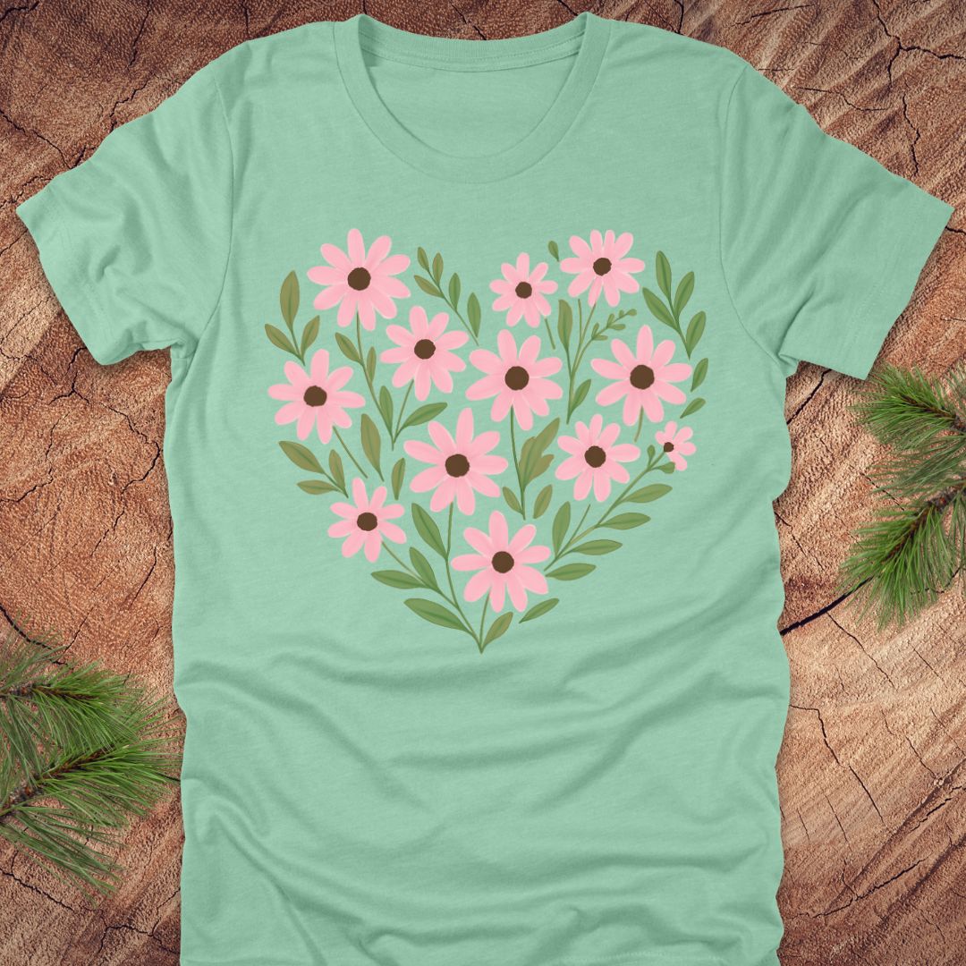 Daisy Heart Tee