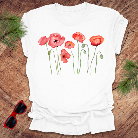 Dancing Poppies Tee