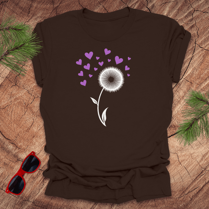 Dandelion Hearts Tee - Wandering Owl Adventure Gear