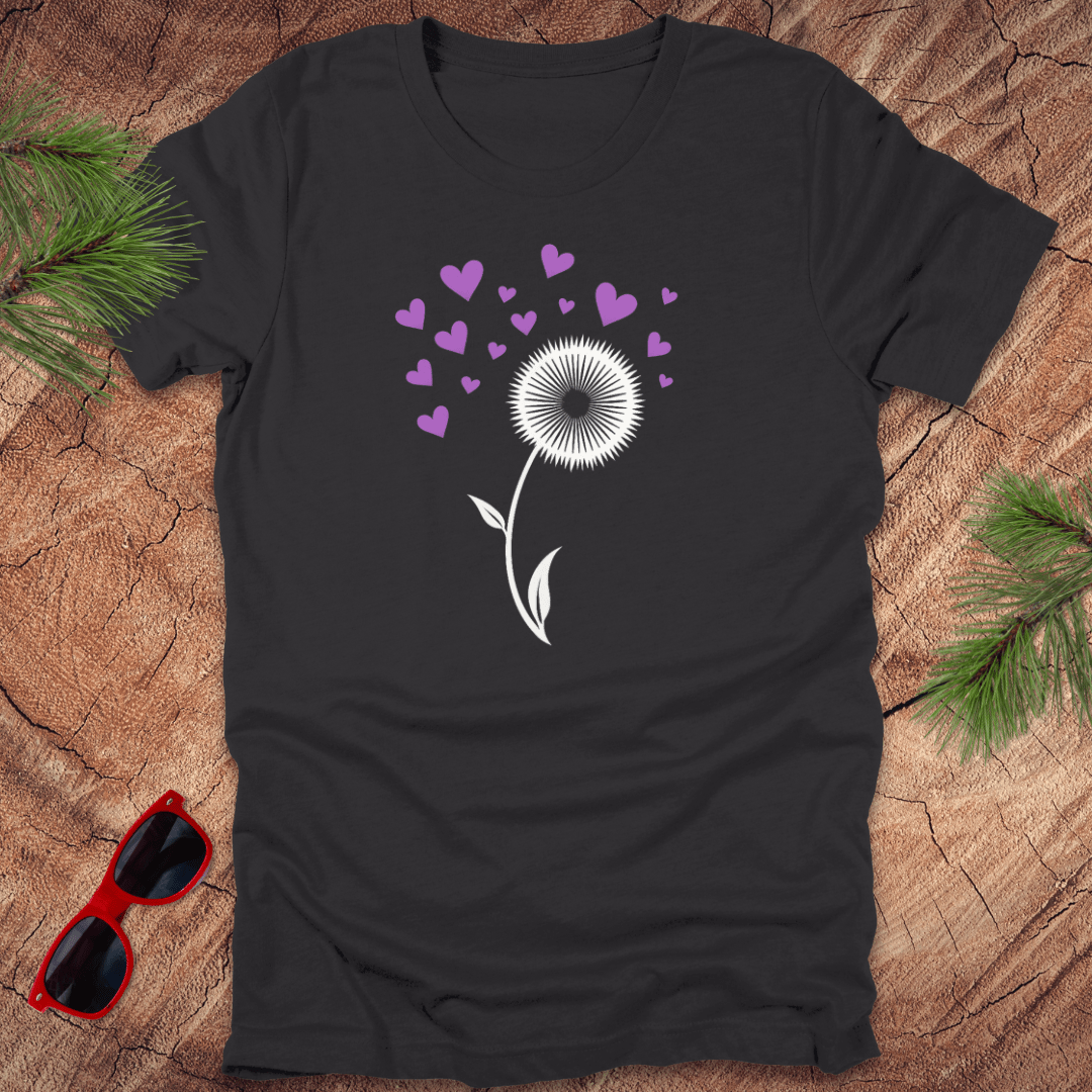 Dandelion Hearts Tee - Wandering Owl Adventure Gear