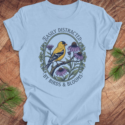 Distracted By Birds and Blooms Tee