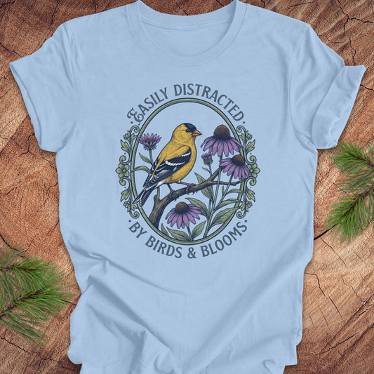 Distracted By Birds and Blooms Tee