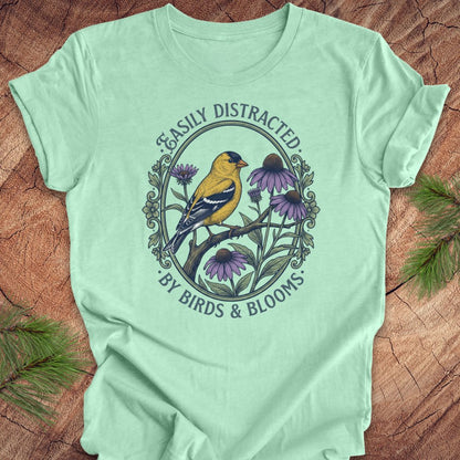 Distracted By Birds and Blooms Tee
