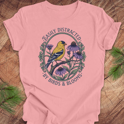Distracted By Birds and Blooms Tee