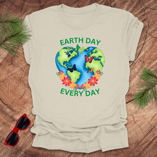 Earth Day Every Day Tee - Wandering Owl Adventure Gear