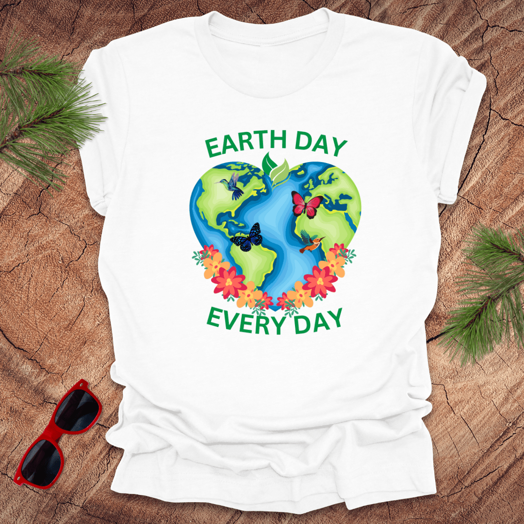Earth Day Every Day Tee - Wandering Owl Adventure Gear