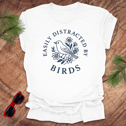 Easily Distracted by Birds Tee - Wandering Owl Adventure Gear
