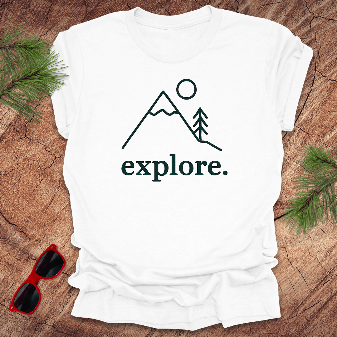 Explore Minimalist Tee - Wandering Owl Adventure Gear