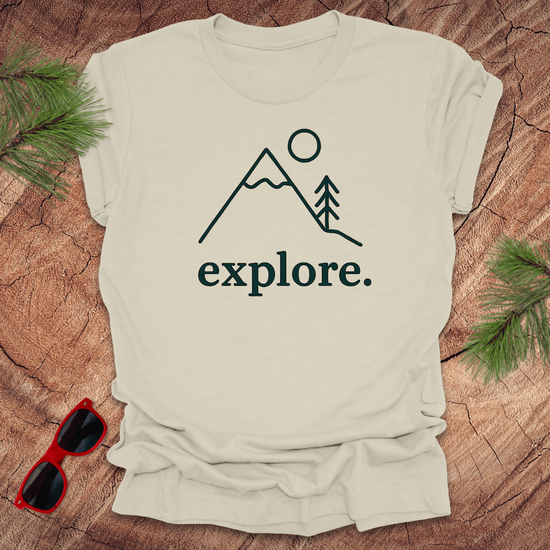 Explore Minimalist Tee - Wandering Owl Adventure Gear