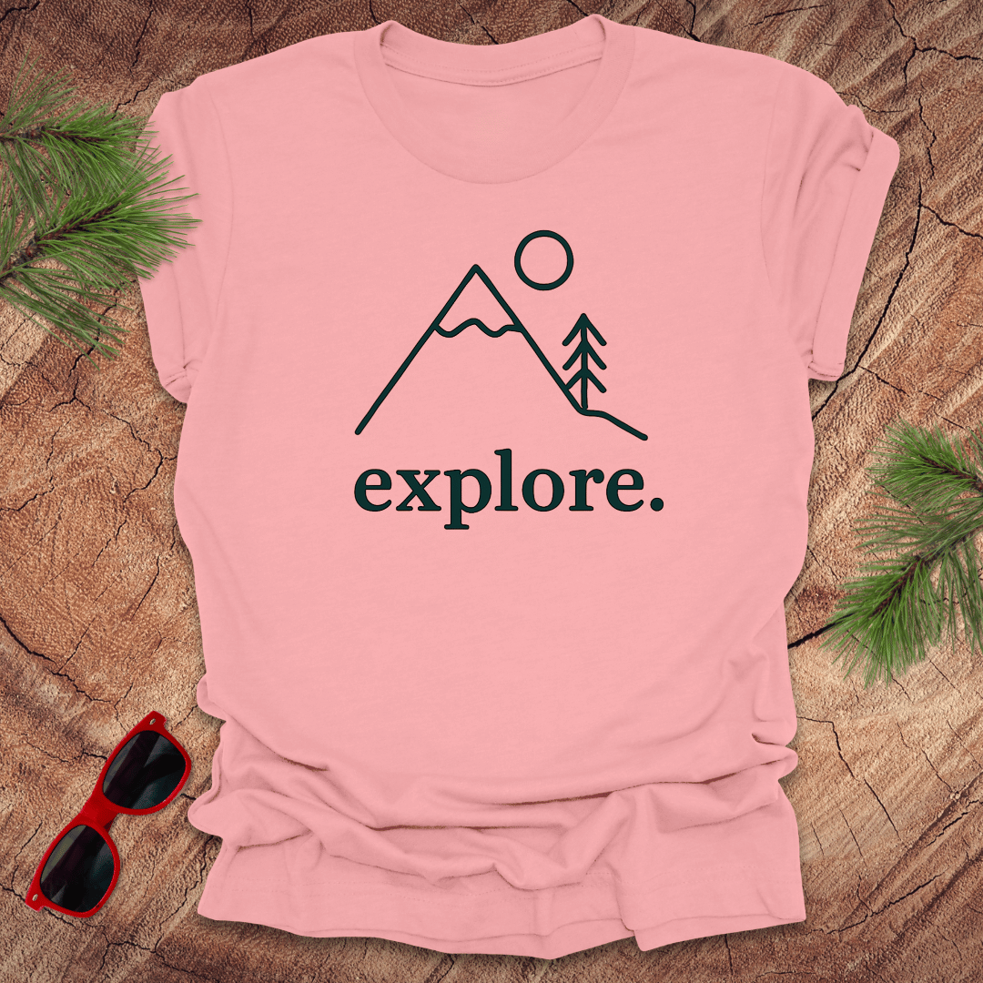 Explore Minimalist Tee - Wandering Owl Adventure Gear