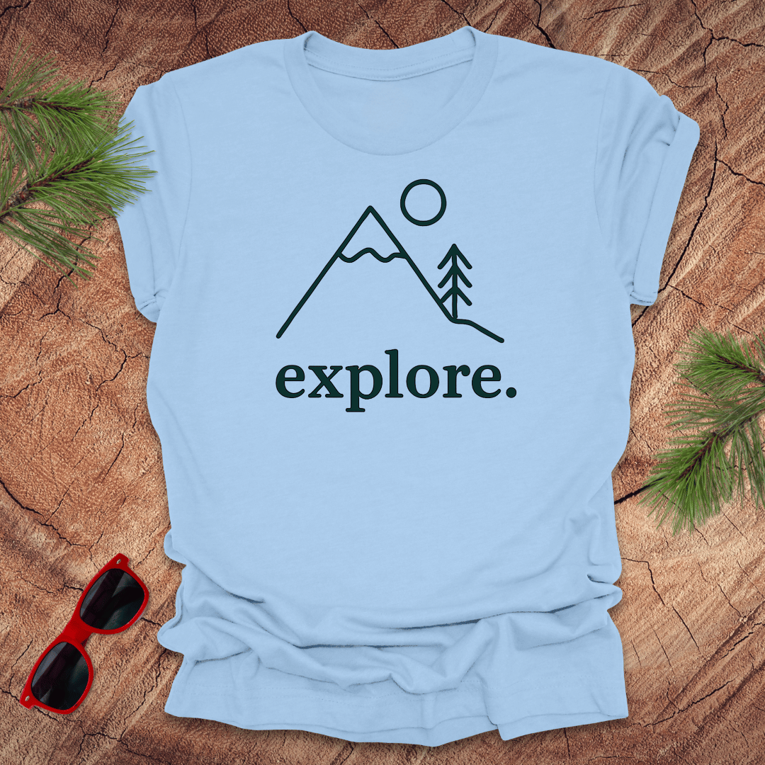 Explore Minimalist Tee - Wandering Owl Adventure Gear