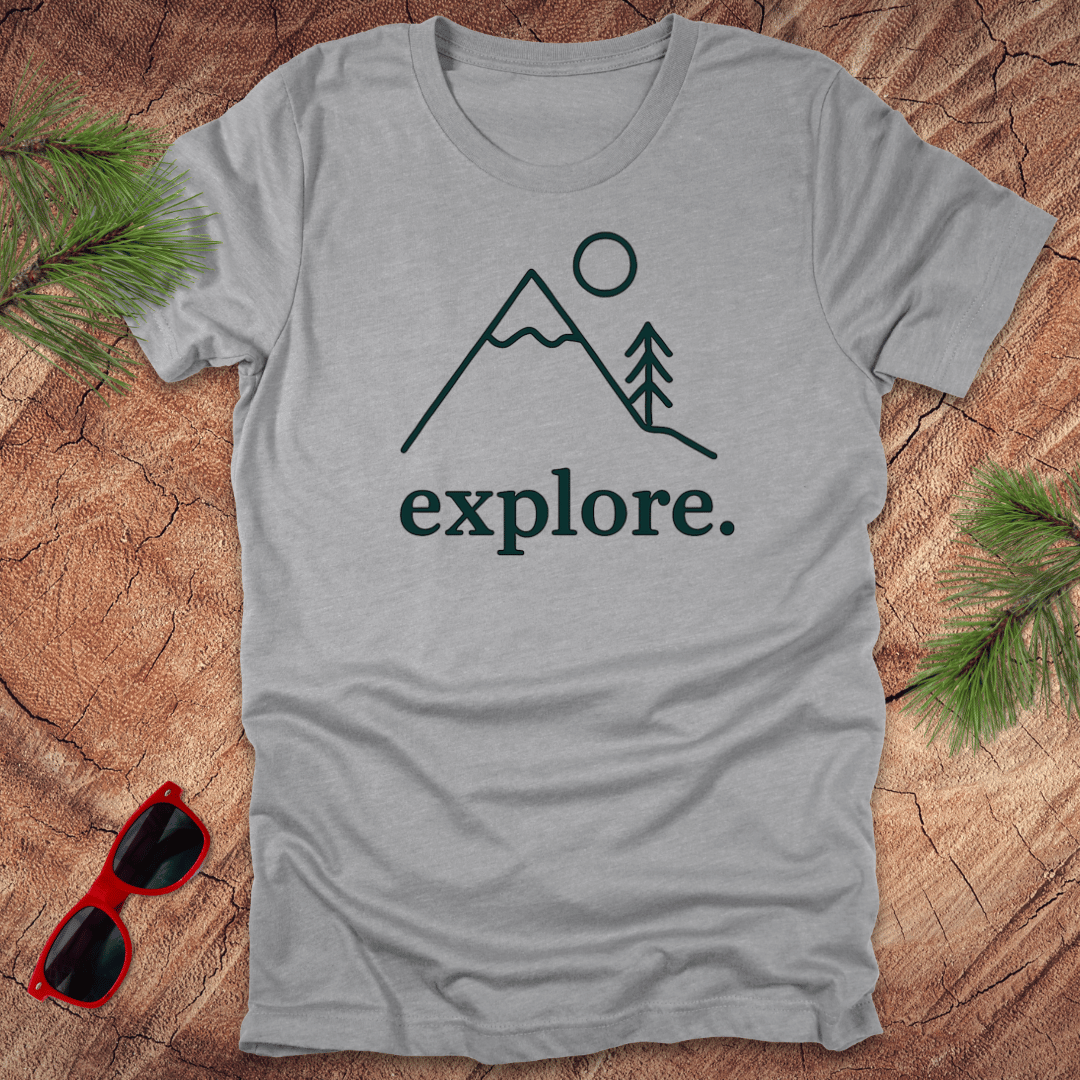 Explore Minimalist Tee - Wandering Owl Adventure Gear