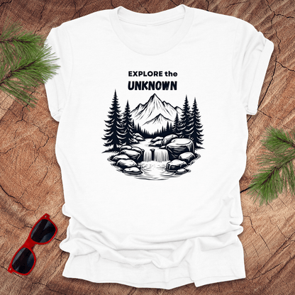 Explore the Unknown Tee - Wandering Owl Adventure Gear