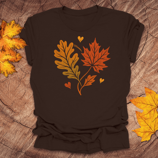 Fall Leaves Love Tee - Wandering Owl Adventure Gear