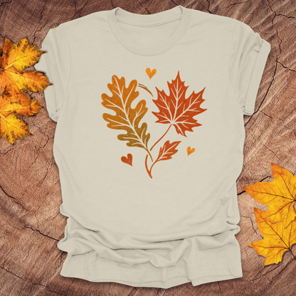 Fall Leaves Love Tee - Wandering Owl Adventure Gear