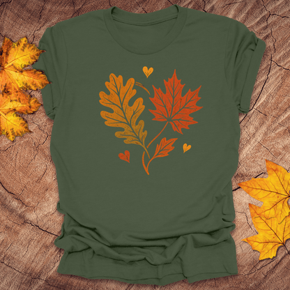 Fall Leaves Love Tee - Wandering Owl Adventure Gear
