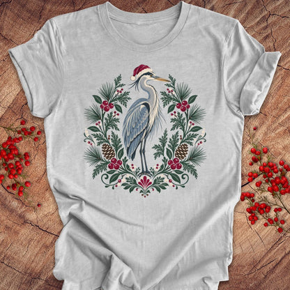 Festive Heron Tee