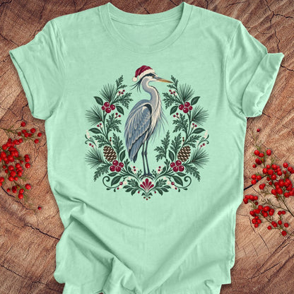 Festive Heron Tee