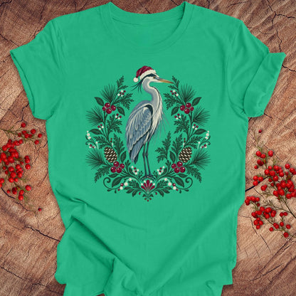 Festive Heron Tee