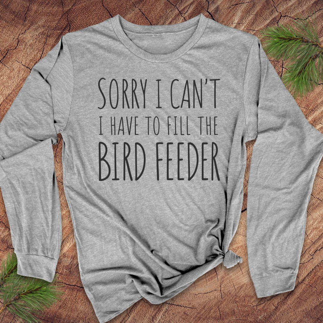 Fill the Bird Feeder Long-Sleeve Tee