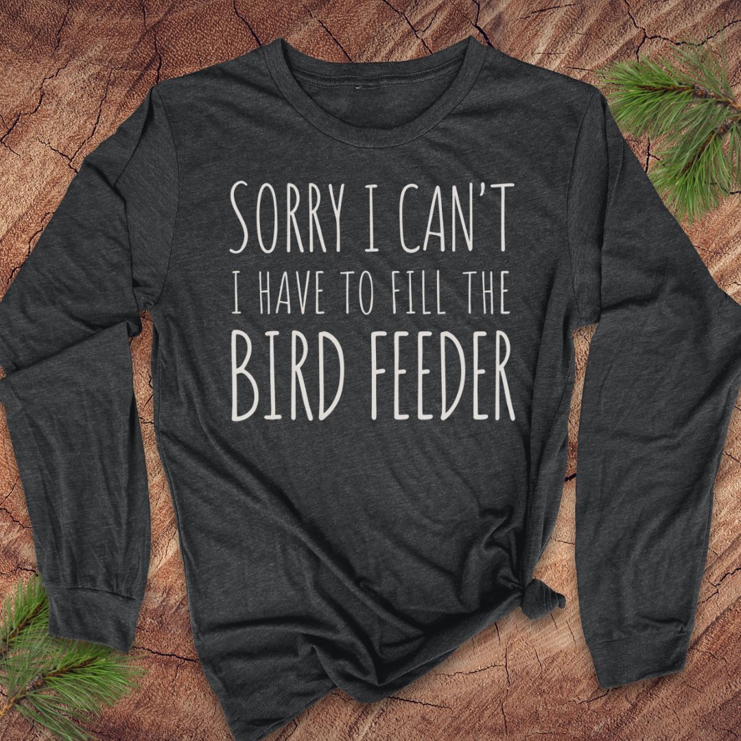 Fill the Bird Feeder Long-Sleeve Tee