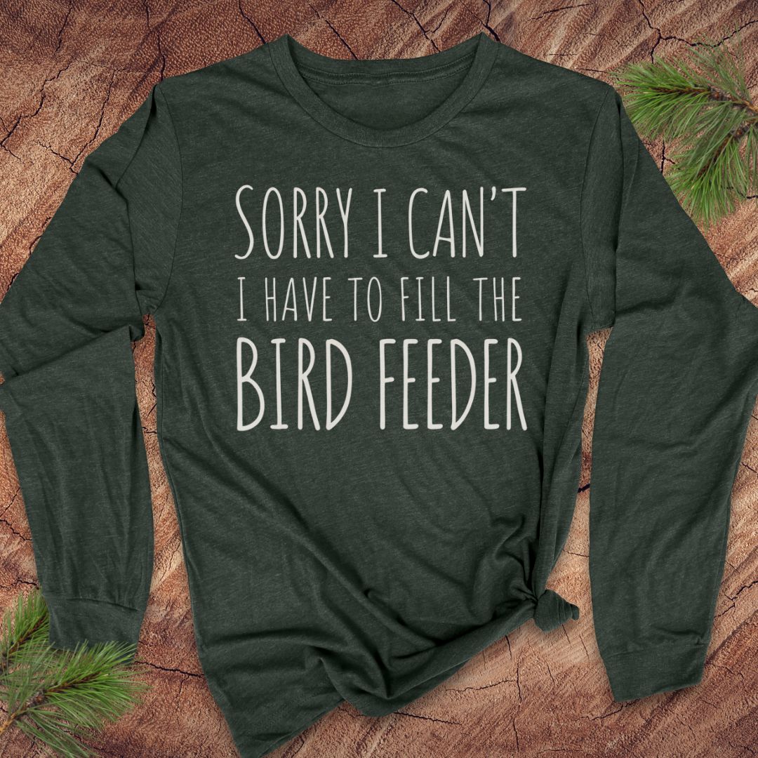 Fill the Bird Feeder Long-Sleeve Tee