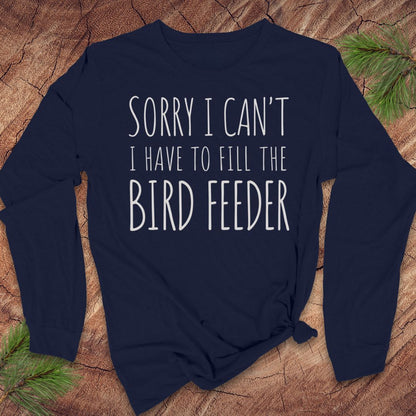 Fill the Bird Feeder Long-Sleeve Tee