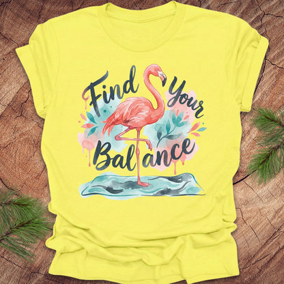 Find Your Balance Flamingo Tee