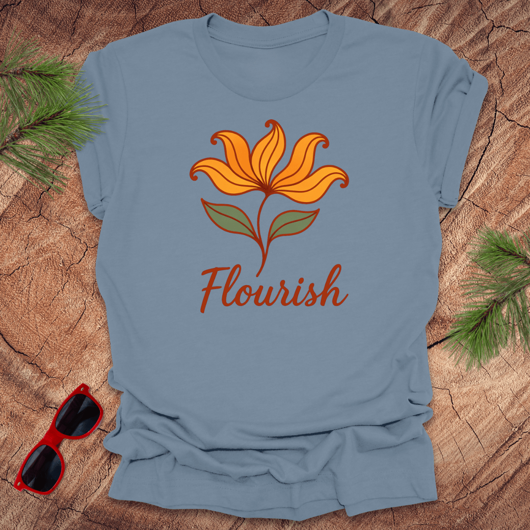 Flourish Floral Tee - Wandering Owl Adventure Gear