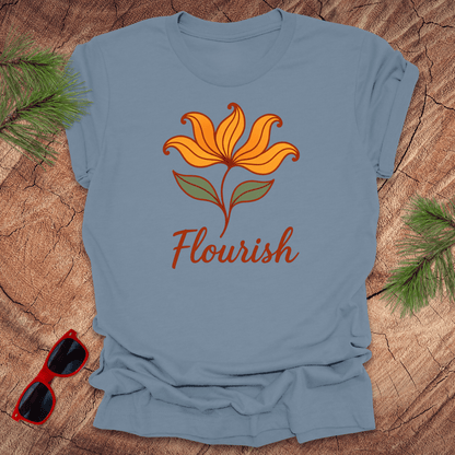 Flourish Floral Tee - Wandering Owl Adventure Gear