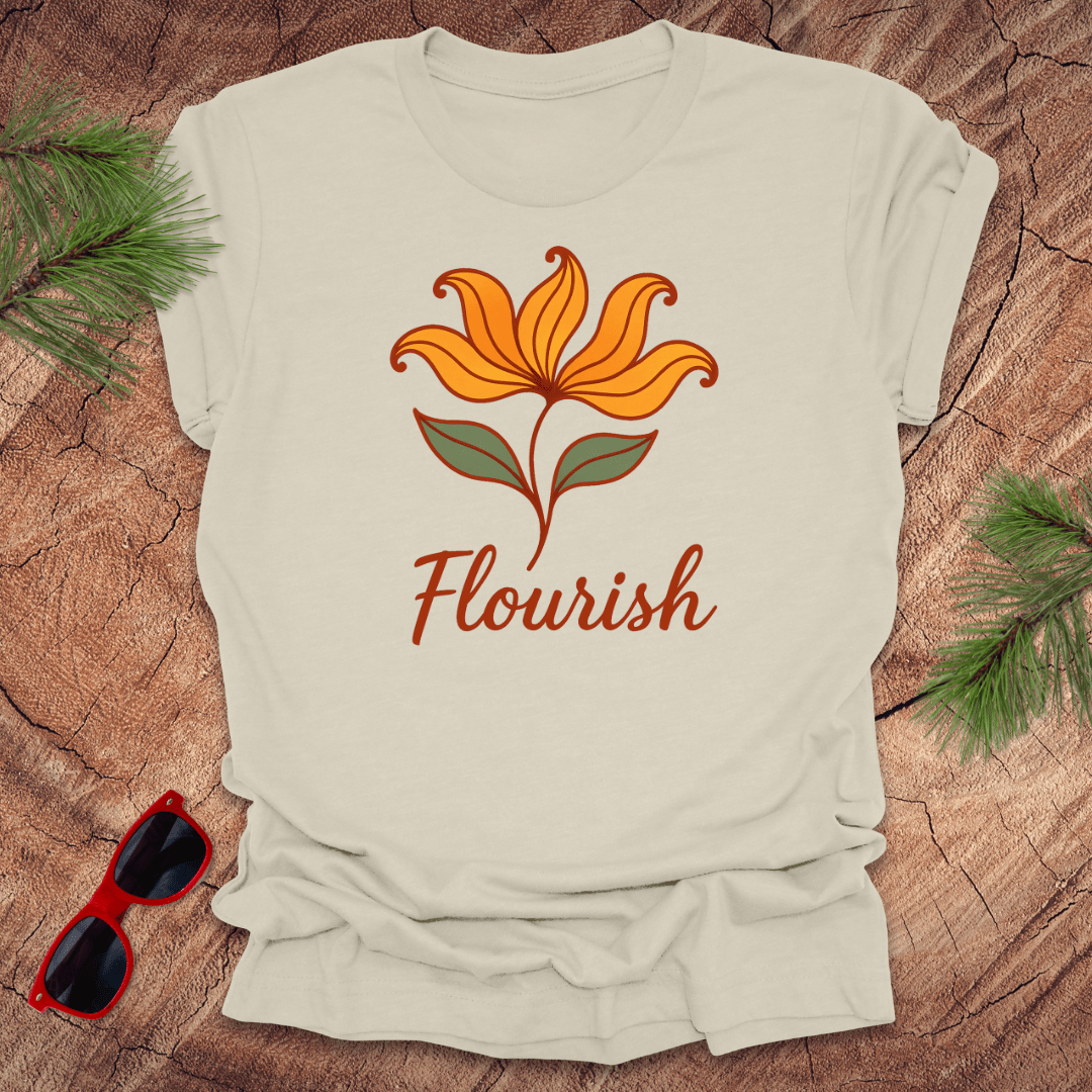 Flourish Floral Tee - Wandering Owl Adventure Gear