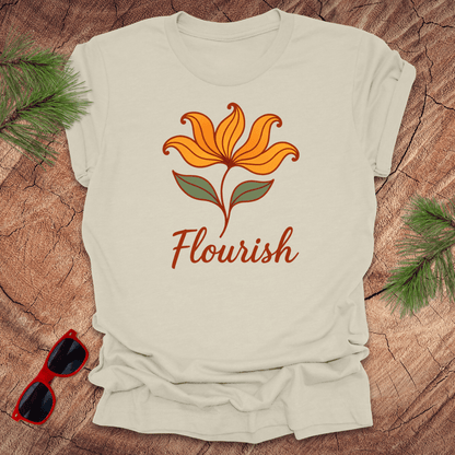 Flourish Floral Tee - Wandering Owl Adventure Gear