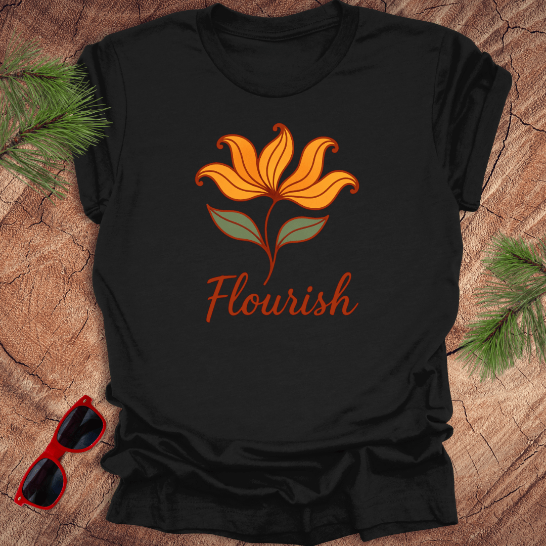 Flourish Floral Tee - Wandering Owl Adventure Gear